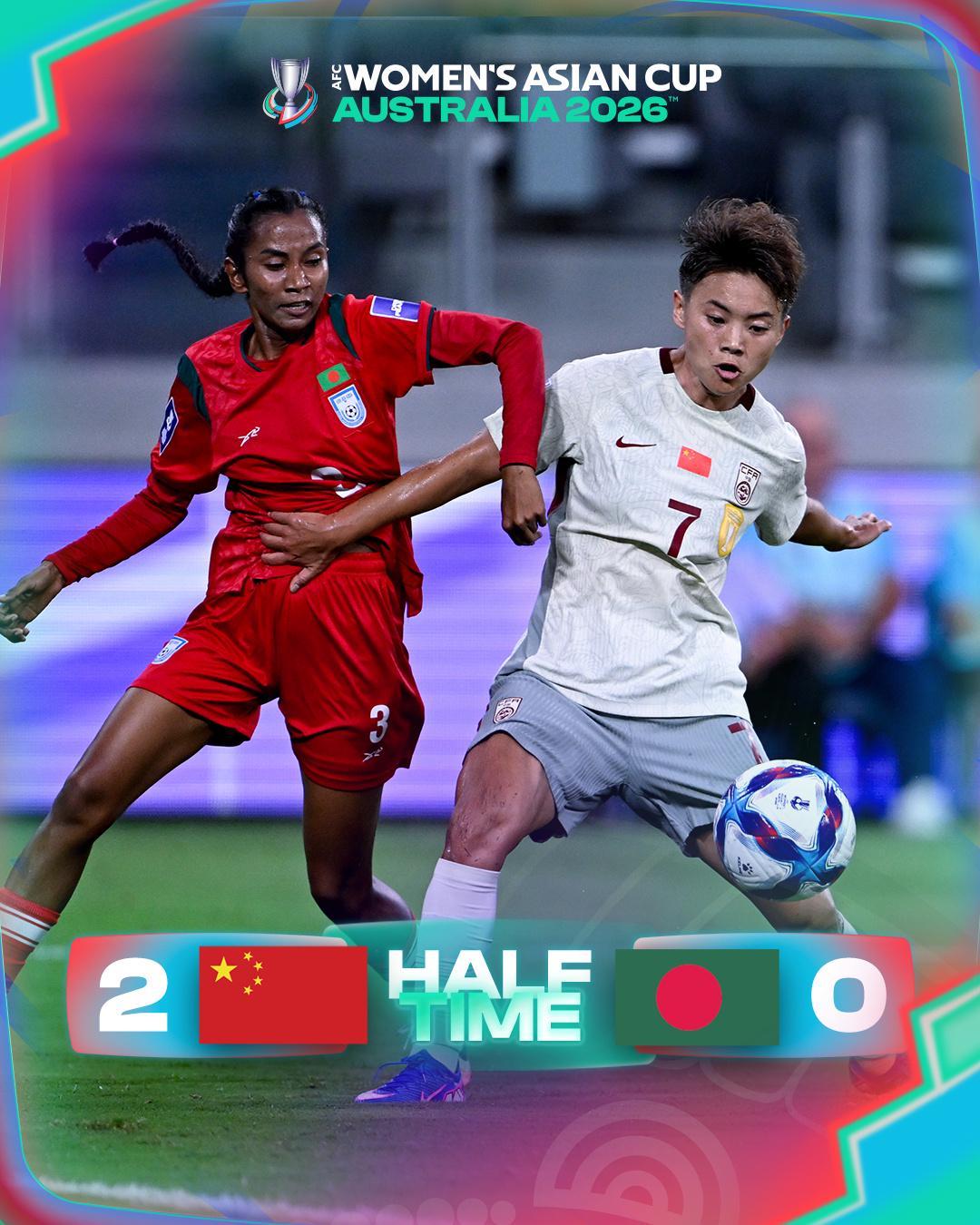 博鱼体育-王霜张睿建功！中国女足2-0孟加拉国，3天后对乌兹，CCTV5直播